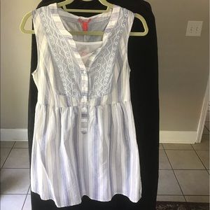 Chelsea & Violet blue striped sundress